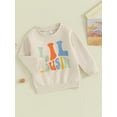 thumbnail image 4 of Elippeo 0-5Y Sisters Brother Matching Outfits 6M 12M 18M 24M 3Y 4Y 5Y Toddler Baby Letter Print Long Sleeve Crewneck Sweatshirt Clothes, 4 of 10
