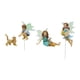 thumbnail image 2 of Estacas solares para jardín | Decoración luminosa de resina con forma de hongo y mariposa para parterres, balcones y patios | Arte de jardín resistente a la intemperie, 2 of 8