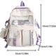 thumbnail image 2 of Student backpack, mini super capacity Kawaii backpack, cute school bag, waterproof school supplies, 2 of 5