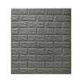 thumbnail image 2 of Xihbxyly Adhesivo de Pared de Ladrillo 3D, Decoración de Espuma Autoadhesiva, Amortiguador, Ligero y Lavable, Ideal para Salón o Dormitorio, Fácil Instalación, Tamaño 70 X 77 Cm., 2 of 2
