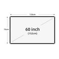 thumbnail image 2 of Projector Screen Soft High Density White Less Creases Portable Foldable, 2 of 7
