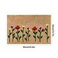 thumbnail image 2 of Darzheoy Summer Door Mat, Welcome Doormat with Non-Slip Backing for Indoor and Outdoor, 16 x 24 inch Front Door Welcome Mat Floral Doormat for Home Entrance, Outside Entry, Yard, 2 of 6