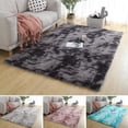 thumbnail image 4 of YAOMOBB Modern Area Rug Modern Fluffy Tie Dye Rug Super Soft Non slip Shaggy Rug for Living Room and Bedroom, 4 of 7