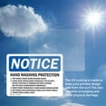 thumbnail image 6 of (2 Pack) Hand Washing Protection 1. Wet Hands Under OSHA Notice Sign, 6 of 7