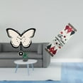 thumbnail image 2 of Reloj de pared de mariposa acrílico y de mesa navideño para decoración de comedor y oficina navideña., 2 of 8