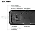 thumbnail image 5 of SHARP Large Oversized Screen LED Clock with Outdoor/Indoor Temperature with Outdoor Sensor, with Date and Day of Week – 14 inch Clock with 4 inch Digits, 5 of 7