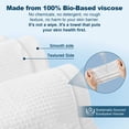 thumbnail image 2 of Feel Cosy Disposable Face Towels, XL, 200 Count, 4 Pack, Ultra Soft & Eco-Friendly for Makeup Removal and Skincare, 2 of 5