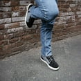 thumbnail image 6 of Milwaukee Leather MBM9116 Men's Black Suede and Grey Canvas Street Riding Shoes with Dual Closure and Ankle Support 13, 6 of 10