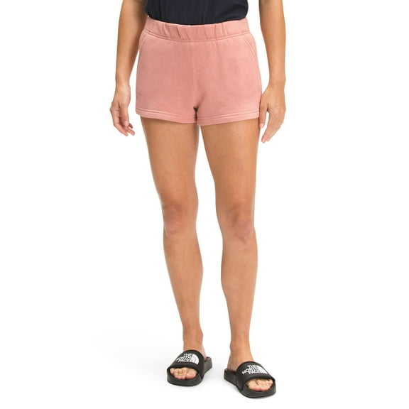 THE NORTH FACE Women's Shorts Fleece Logo Rose Dawn 2XL New