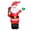 4ft Santa Claus, variant on Firstness 6ft Christmas Inflatable,Christmas Blow ups Santa Snowman Xmas Tree Penguin Dog with LED Lights, Outdoor Decoration for Yard Garden Party
