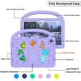thumbnail image 6 of Dteck Crossbody Strap Kids Case for Samsung Galaxy Tab A9 Plus 11 Inch (SM-X210/X215/X216/X218),Cute EVA Hand Grip Case Shockproof Kickstand Cover with Shoulder Strap,Purple, 6 of 6