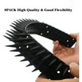 thumbnail image 3 of Defender Spikes for Bird, Cat, Pigeon and Small Animals 12pack- Protect Your Sofa, Garden, Outdoor Walls, Plastic Security Fence Spikes- Black, 3 of 7