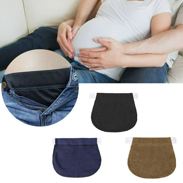 Willbond WILLBOND 8 Pieces Maternity Elastic Pant Button Adjustable  Waistband Extenders (Assorted Colors)