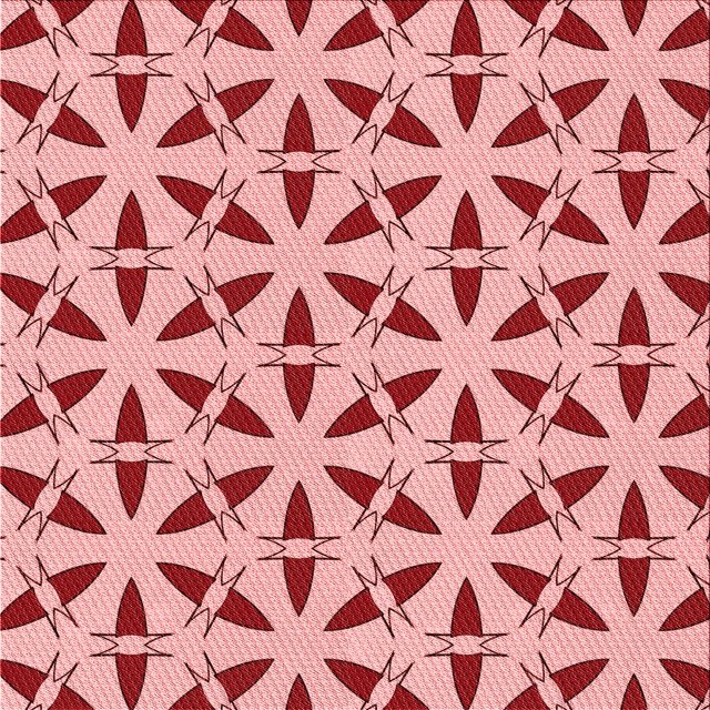 Ahgly Company Machine Washable Indoor Square Transitional Grapefruit Red Area Rugs, 5' Square