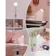 thumbnail image 5 of Lámpara para niños, lámpara de escritorio LED, control táctil, luz de atenuación, luz de escritorio recargable USB flexible, cuidado de los ojos, lámpara de estudio para niños con portalápices (rosa) Xemadio CZJJ-HY43, 5 of 7