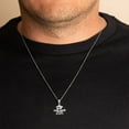 thumbnail image 3 of Sterling Silver Class Of 2026 Diploma Graduation Cap Pendant Necklace, 16", 3 of 4