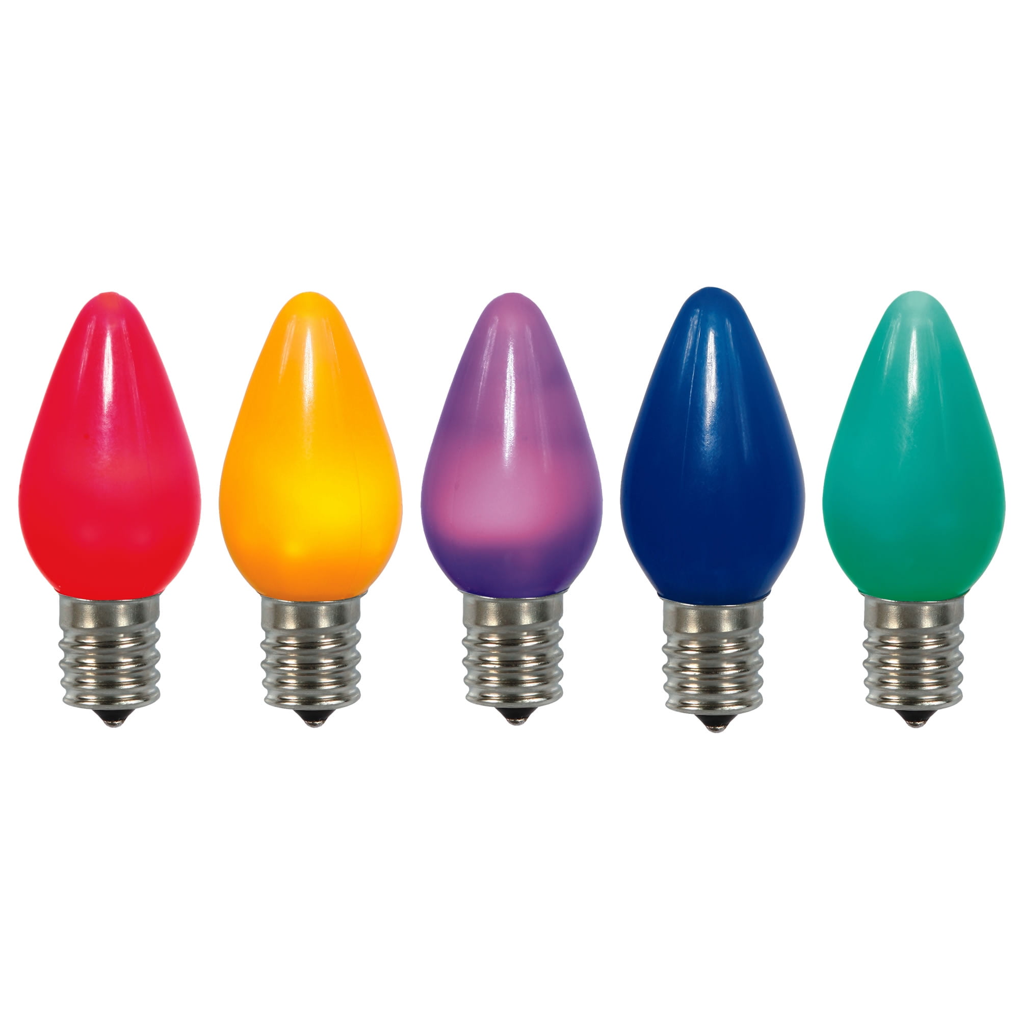 Vickerman C7 Multicolor Ceramic LED Replacement Bulbs 5 Pack Walmart