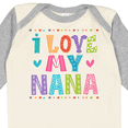 thumbnail image 4 of Inktastic I Love My Nana Grandkids Girls Long Sleeve Baby Bodysuit, 4 of 5