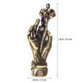 thumbnail image 2 of Houderco 2Ud Llavero Creativo De Cobre Con Mano De Dorado Y Durabilidad, 2 of 6