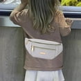 thumbnail image 3 of Fashion Fanny Pack Waist with 2 Zipper pockets Grey, 3 of 7