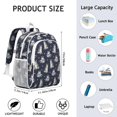 thumbnail image 6 of Siberian Husky Backpack for School,Cute School Bag,Schoolbag with Adjustable Shoulder Straps & Padded Back,15"x11.42"x5.5", 6 of 6