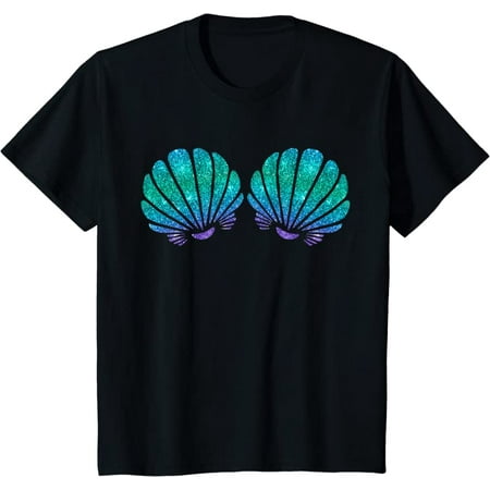 

Mermaid Sea Shell Bra Costume T-Shirt