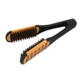 thumbnail image 4 of Clamp Hair Brush, Spring Elasticity Double Sided Straightening Softness Breathability  For Home, 4 of 8