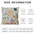 thumbnail image 5 of PHYHOO Spring Pillow Covers,Floral Butterfly Decorations Farmhouse Pillow Case Decor for Sofa Couch, 5 of 5
