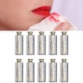 thumbnail image 4 of Tubo vacío de lápiz labial, botella de cosmética de abdominales receptor portátil de destinatero de bálsamo labial de 10 piezas para hacer maquillaje para hacer maquillaje, 4 of 7