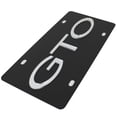 thumbnail image 2 of Pontiac GTO Name License Plate (Black), 2 of 3