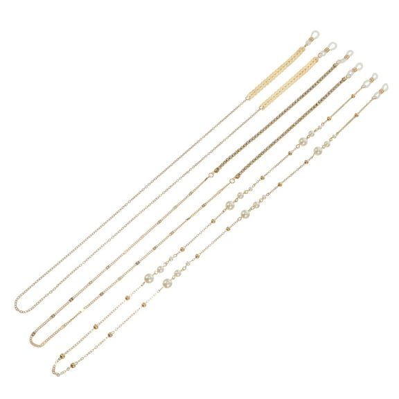 Worgeous Versatile Metal Glasses Hanging Rope Eyeglasses Accessory for Outdoor Use Assorted Color 3 Pcs