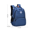 thumbnail image 3 of FUZHIQ Solid Color School Backpack for Ages 3rd 4th 5th 6th Grade Multi Compartment Top Handle Bookbag Middle School Students, 3 of 8
