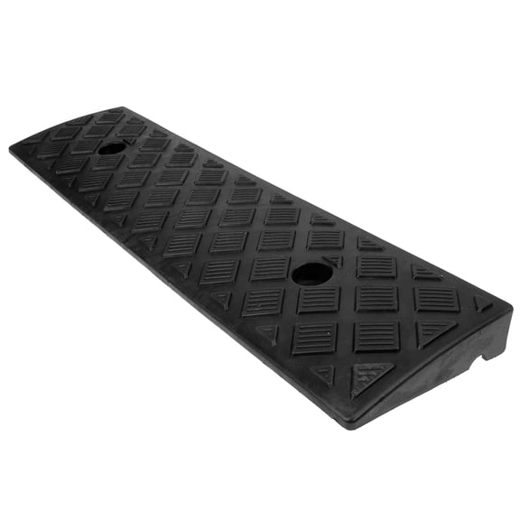 Plastic Curb Ramp 19.6X5.1 Inch Threshold Ramp for Driveway Garage Loading Dock Anti-Slip Car Motorcycle Pad