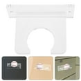 thumbnail image 1 of USHOBE Acrylic Baseball Bat Holder Wall Mount Softball Bracket Transparent Durable Storage Rack, 1 of 8