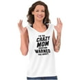 thumbnail image 4 of I'm the Crazy Mom Hilarious Mothers Womens Plus Size Graphic Tank Top Brisco Brands 2X, 4 of 5