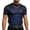 Blue, variant on Men'S Glitter Mesh Sheer T Shirt Rave See Through Shirt Short Sleeve Top Tee Black S