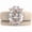 Nude and Rose Gold, variant on Oval Cut CZ Silicone Ring Set for Women, Stackable 2-Ring Set, 11×8 mm Oval Cut CZ | Patented Design - GlowStone Collection