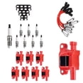 thumbnail image 1 of CSYANXING Red 4-Pin Ignition Coils Set for Buick Allure, Pontiac Grand Prix & Saab 9-7x with Spark Plugs, 1 of 3
