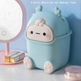thumbnail image 3 of Cute Flip Trash Can Cute Animal Shape Trash Cans Cute Desktop Trash Can for Bathrooms,Kitchens,Offices, 3 of 4
