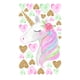 thumbnail image 1 of Pegatinas de pared de dibujos animados unicornio estrella corazón JAMW vinilo DIY, 1 of 5