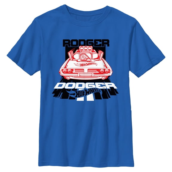 Boys Hot Wheels Bold Rodger Dodger T Shirt