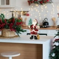 thumbnail image 3 of LEORX Resin Santa Claus Figurine Christmas Decoration for Home Festival Tabletop Decor, 3 of 5