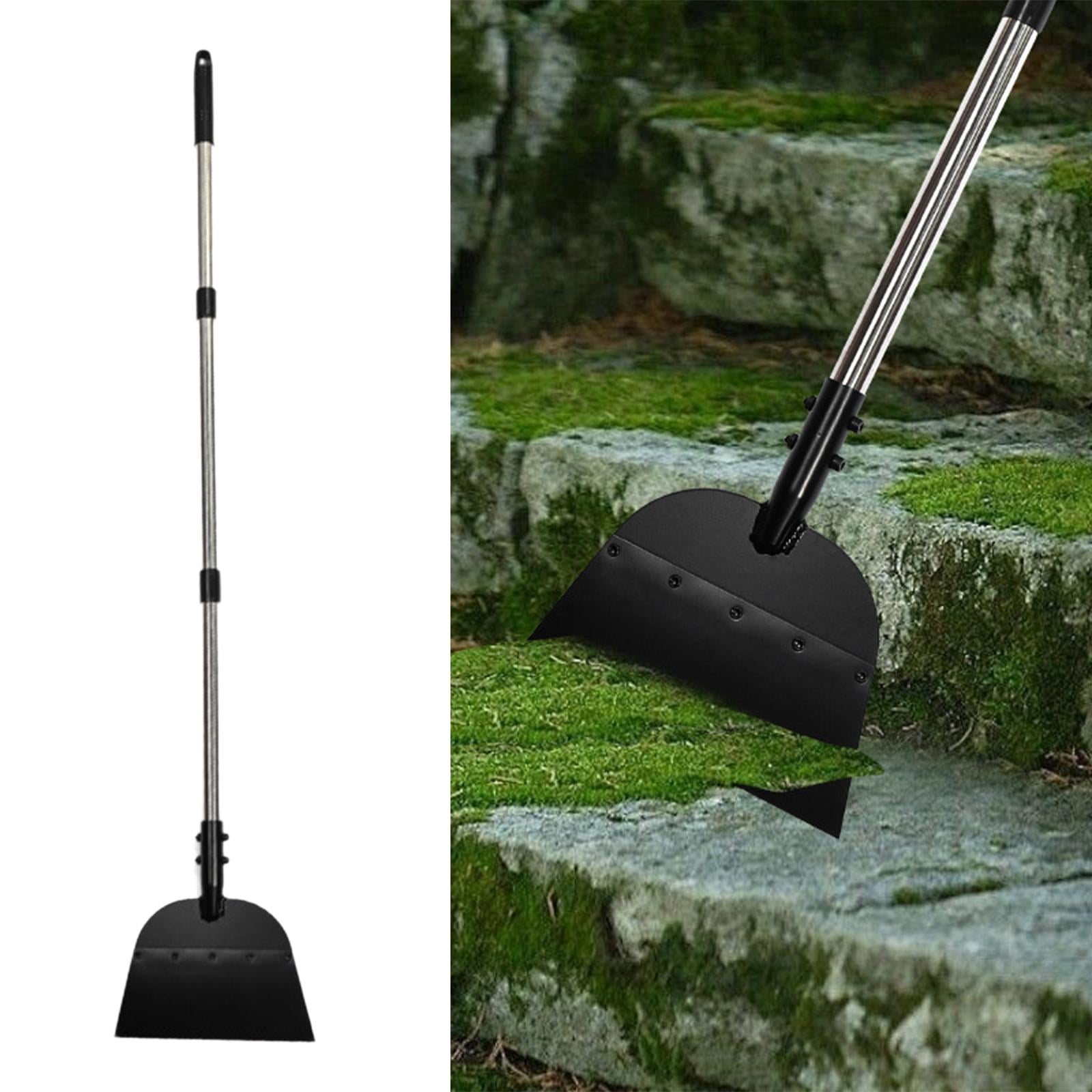 colaxi Agricultural Manure Removal Tool Cleaning Spade Lightweight Multifunctional Stainless Steel Spade for Yard Garages Digging