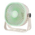 thumbnail image 2 of Aoznliie USB Desk Fan, 3 Speeds & 360° Rotation Portable Rechargeable Small Fan , Quiet Personal Cooling Device for Office Dorm Travel, 6.7 Inches, 2 of 9