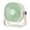 Green, variant on XRSIUX USB Desktop Mini Fan 3 Velocity Adjustable Wall Mountable Fan 360° Wide Angle Rotation Quiet Rechargeable Small Electric Fan for Office Dormitory Bedroom Home UseBlack