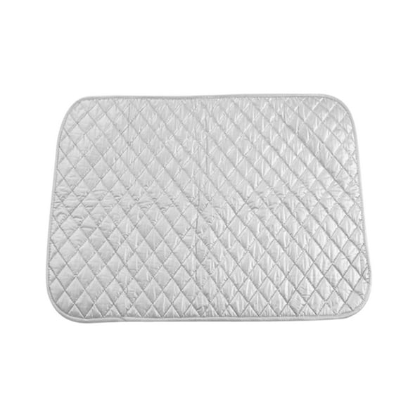 Portable Foldable Heat Cotton Ironing Mat Washer Silver Laundry Pad Home Use New, Easy to Carry, Iron on Any Flat Place