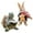 style2, variant on ICERUN 2Pcs Garden Statues,Resin Rabbit Sculpture Garden Art,Playful Garden Charm Yard Decorations Outdoor,Style1