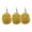 Yellow-YE-home supplies, variant on LEFTHIGH Home 3- Bathroom Chenille Hanging Hand Towel Balls- Super Absorbent Microfiber Soft Towel Drying Hand Balls with Hanging Loop for Home Bathroom Kitchen Home and Kitchen