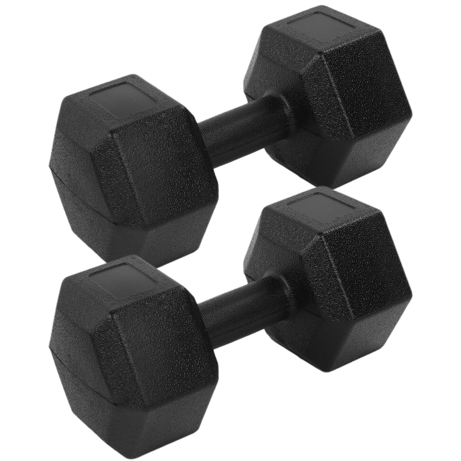 2 x 7.5Kg Hex Dumbells Cast Iron Hexagonal Dumbbells Weight Set Home Gym Fitness 