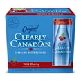 thumbnail image 2 of (4 pack) Clearly Canadian Wild Cherry, 6 Pack Cans, 2 of 6